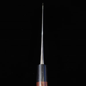 ANRYU, Santoku, Blue Steel No.2 Stainless Clad, Hammered Finish with Wenge Octagonal Handle (170mm)