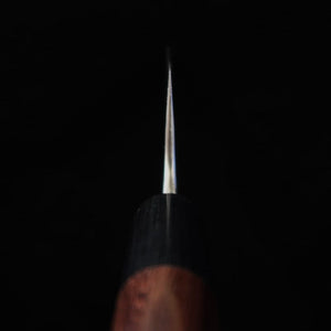 ANRYU, Santoku, Blue Steel No.2 Stainless Clad, Hammered Finish with Wenge Octagonal Handle (170mm)