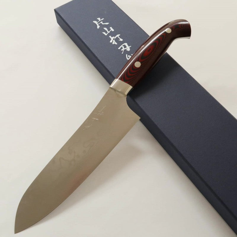 片山雄太 YUTA KATAYAMA ”暁” SG2 ダマスカス 三徳 マイカルタ (180mm)