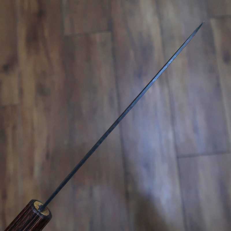 三浦 MIURA 青紙スーパー 割り込み 黒打 三徳 (165mm)