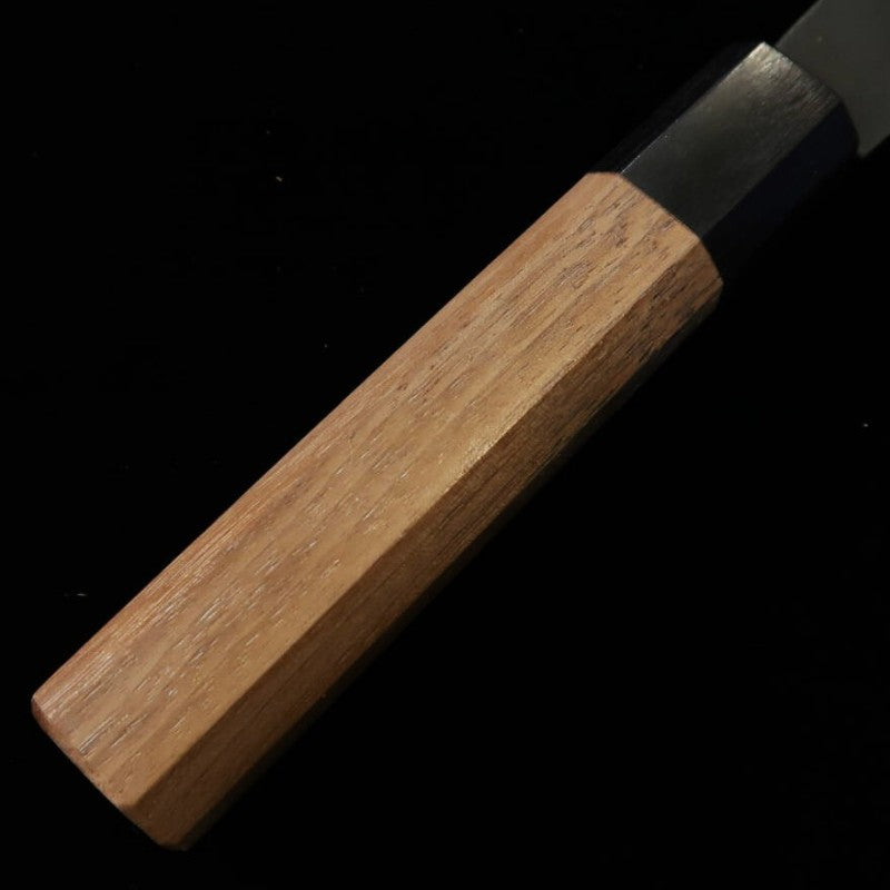 MIURA Santoku Aogami No. 2 black finish Walnut handle (165mm) 