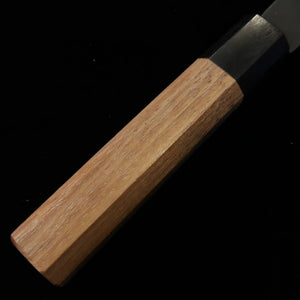 MIURA Santoku Aogami No. 2 black finish Walnut handle (165mm) 