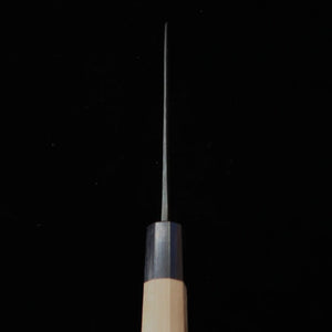 MIURA Santoku Aogami No. 2 black finish Walnut handle (165mm) 