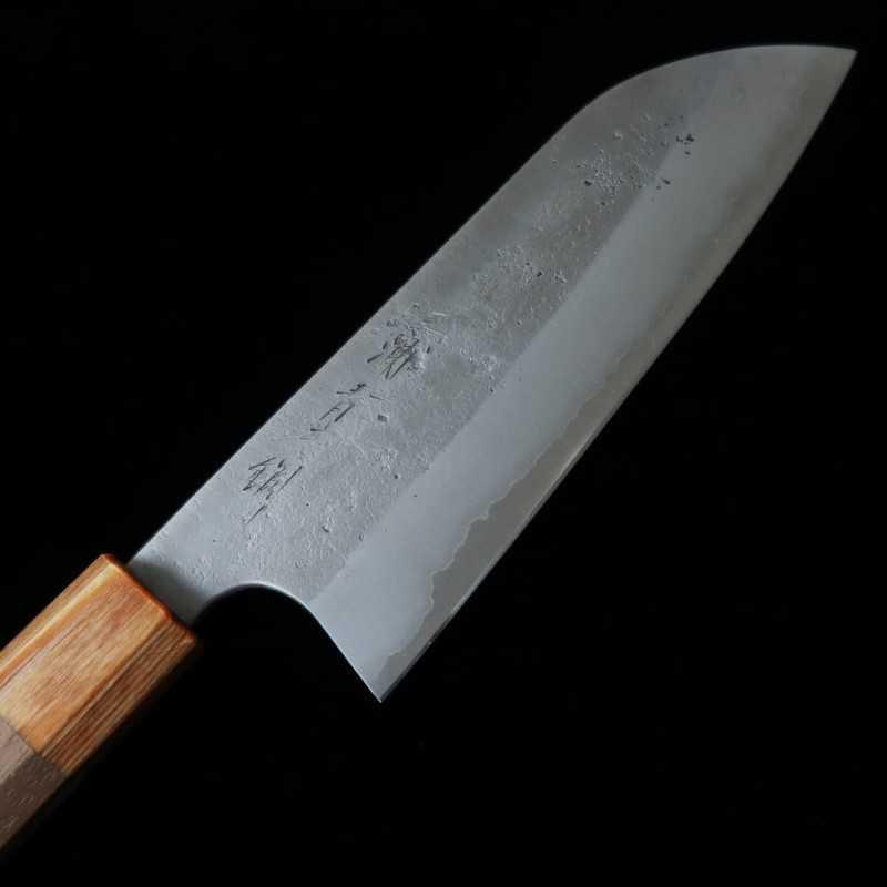 三浦 MIURA 青紙二号 梨地 三徳 ウォルナット八角柄 (165mm)