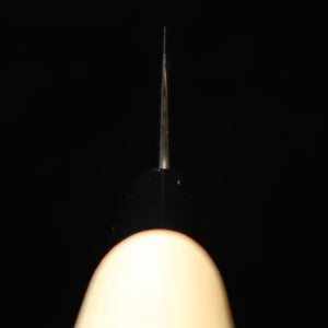 MIURA Santoku Matsukaze Aogami No.2 Black finish Oak handle (165mm) 