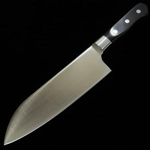 MIURA Santoku Acero molibdeno Mango laminado negro (170 mm)