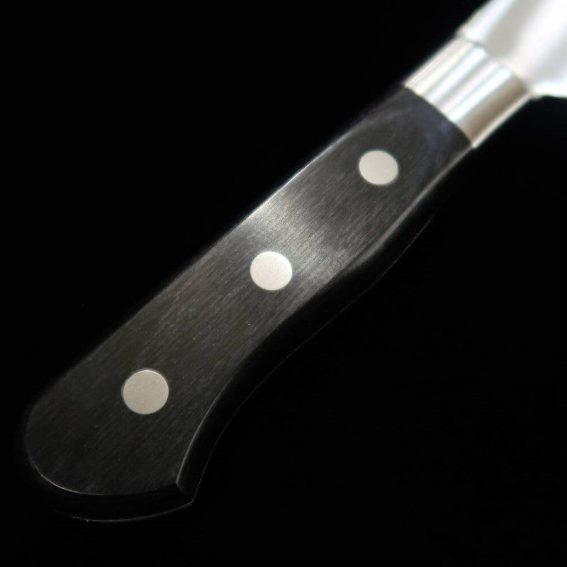 MIURA Santoku Acero molibdeno Mango laminado negro (170 mm)