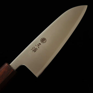 MIURA Miura santoku Gingami nº 3, acabado pulido, mango San-shi (morado brillante) (165 mm)