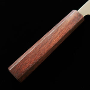 MIURA Miura santoku Gingami nº 3, acabado pulido, mango San-shi (morado brillante) (165 mm)