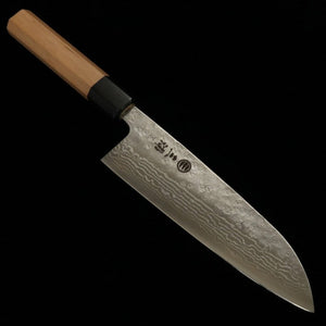 Miura MIURA santoku 440C acabado mate, damasco, mango octogonal de sakura (165 mm)