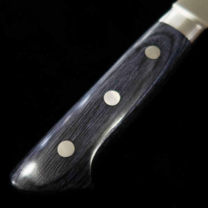 Santoku MIURA AUS8 Blue Plywood Handle (180mm) 