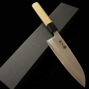 MIURA, Santoku, Shirogami n°1, San-mai (165 mm)