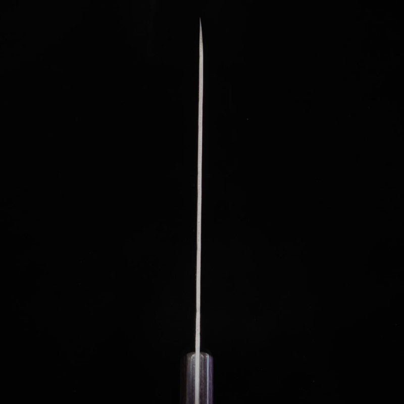 MIURA Santoku, Ginsan steel with Purple Handle (180mm) 