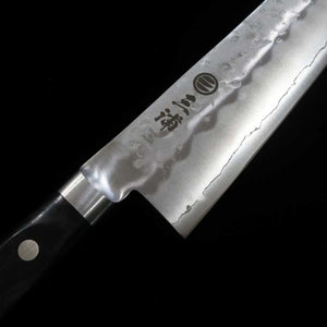 Miura MIURA Ginpaku n°3 Santoku, manche en contreplaqué noir avec mitre (180 mm)