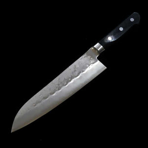Miura MIURA Ginpaku n°3 Santoku, manche en contreplaqué noir avec mitre (180 mm)