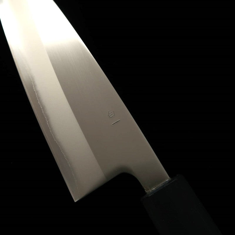 三浦 MIURA 三徳 白紙一号 藍樫八角柄 (165mm)