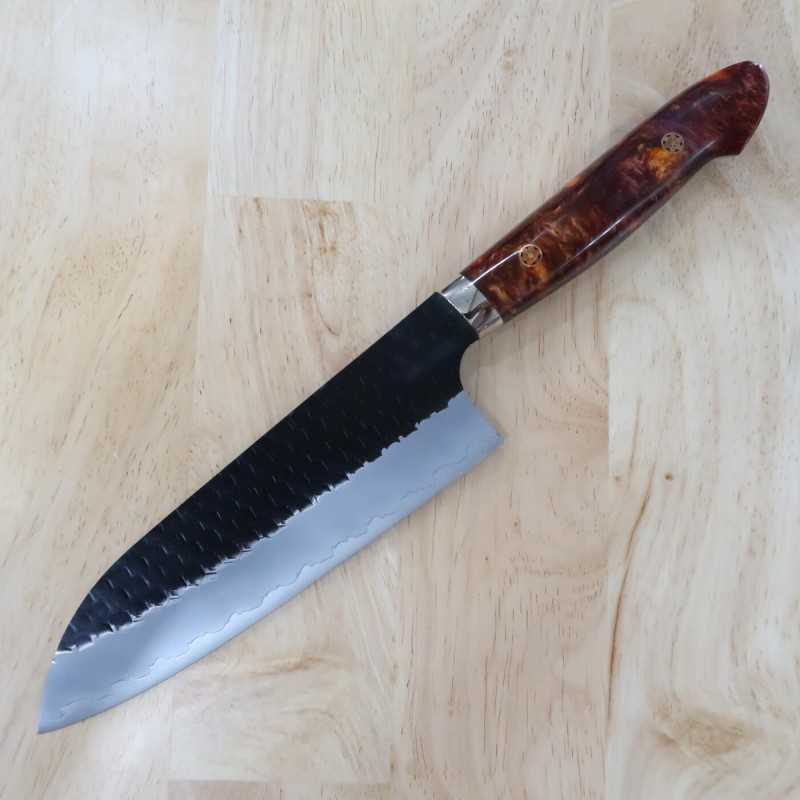 Santoku NIGARA SG2 Martelado Cabo Personalizado (180mm)