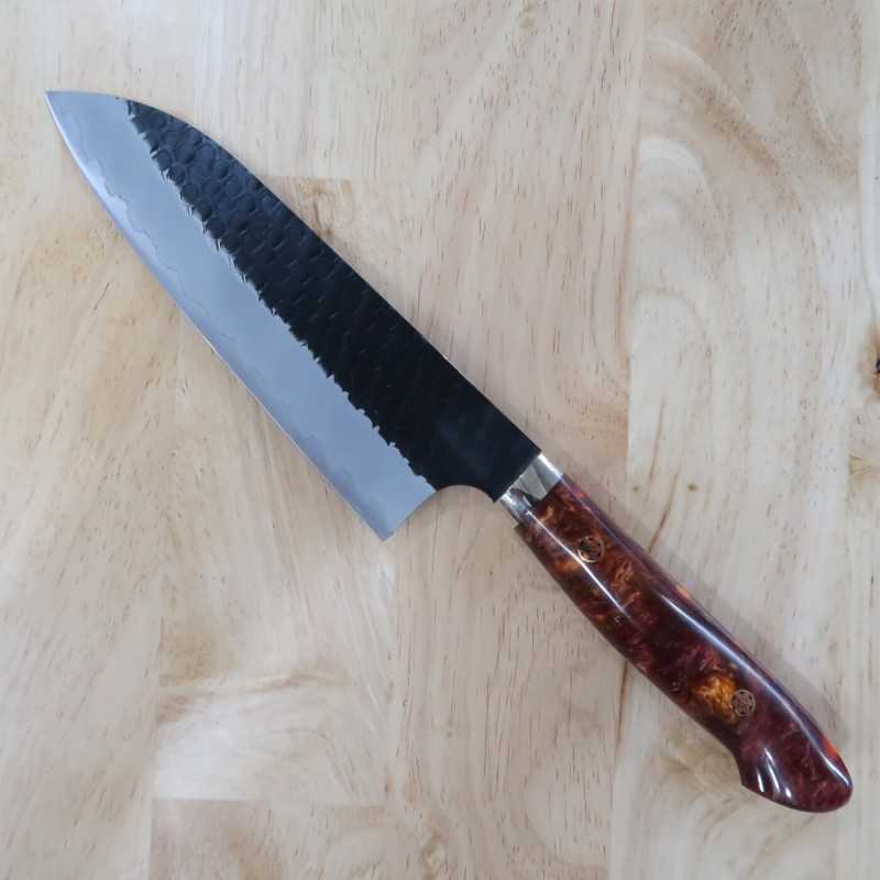 Santoku NIGARA SG2 Martelado Cabo Personalizado (180mm)