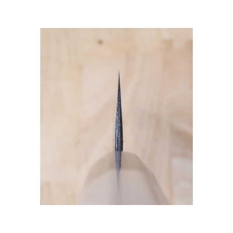 酔心 SUISIN 富樫憲治作 黒鍛造 白紙二号 三徳 (180mm)