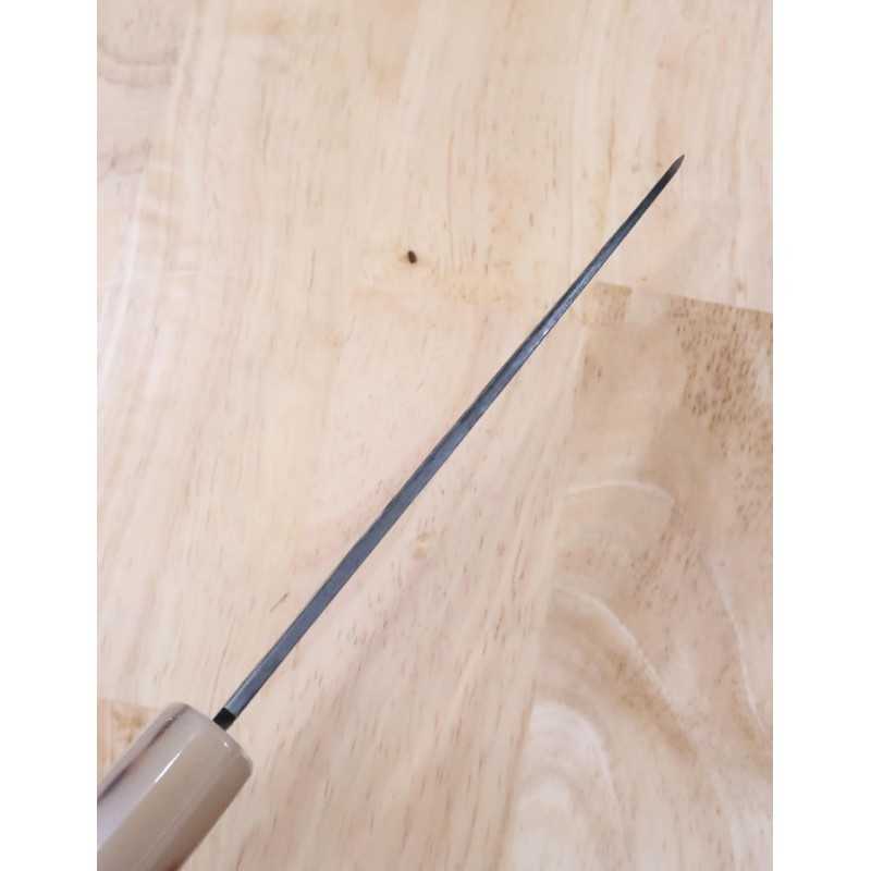 酔心 SUISIN 富樫憲治作 黒鍛造 白紙二号 三徳 (180mm)