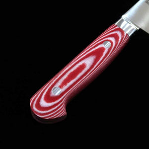 SUISIN INOX PREMIUM santoku mango de micarta rojo/blanco (180 mm)