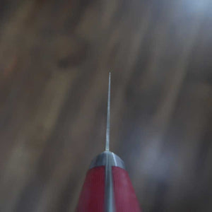 SUISIN INOX PREMIUM santoku mango de micarta rojo/blanco (180 mm)