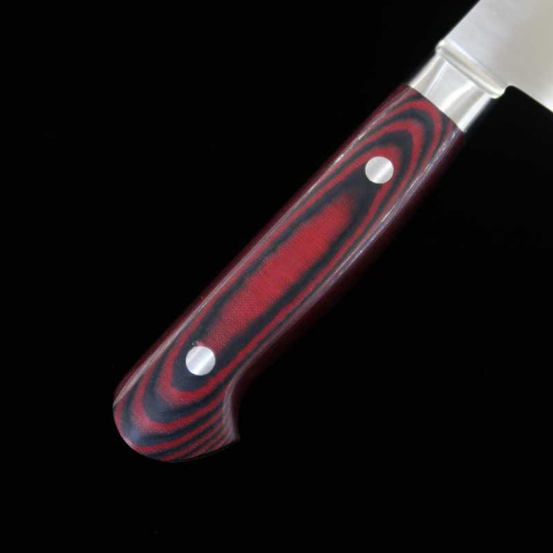 酔心 SUISIN INOX PREMIUM 三徳 マイカルタ ハンドル 赤/黒 ( 180mm)