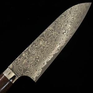 佐治武士SAJI TAKESHI 三徳 R2 ダマスカスアイアンウッド（180mm）