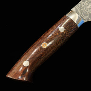 佐治武士SAJI TAKESHI 三徳 R2 ダマスカスアイアンウッド（180mm）