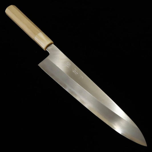 Gyuto Miura Obidama Single-edged Ginsan steel Kasumi finish (240mm) 