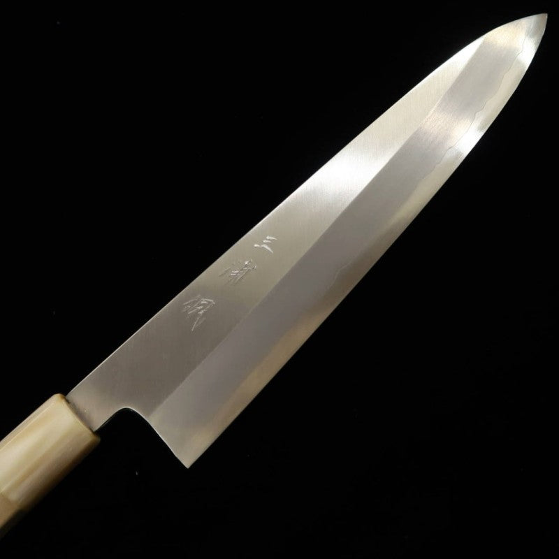 MIURA OBIDAMA, Gyuto à simple tranchant, Gin-san No.3, Finition Kasumi (240 mm)