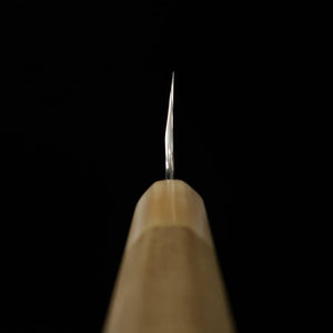 MIURA OBIDAMA, Gyuto à simple tranchant, Gin-san No.3, Finition Kasumi (240 mm)