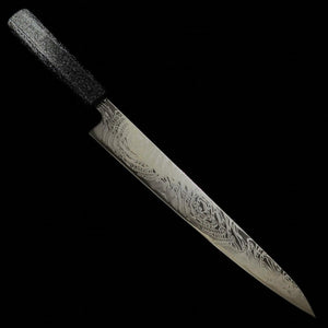 MIURA Miura sujihiki Uzunami SLD inoxidable mango octogonal de roble lacado (240 mm)