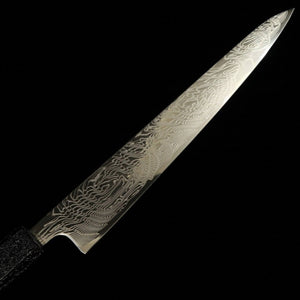 MIURA Miura sujihiki Uzunami SLD inoxidable mango octogonal de roble lacado (240 mm)