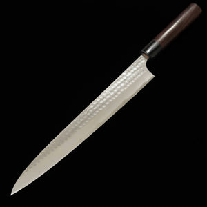 ANRYU, Sujihiki, Blue Steel No.2, Hammered Finish with Rosewood Handle (270mm)