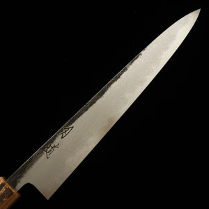 刃道 HADO 墨 筋引 青紙一号 黒打ち ダマスカス 桜皮霜降柄 （240/270mm）
