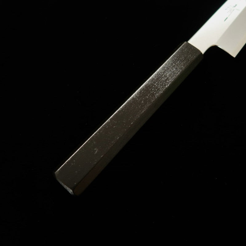 Kagekiyo KAGEKIYO, Acier Blanc No.2, manche octogonal laqué, Sujihiki (240 mm)