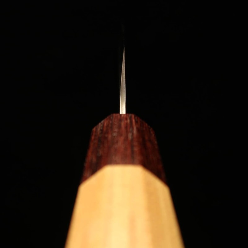 Miura MIURA sujihiki SLD acabado nacarado mango de olmo japonés (keyaki) (240 mm)