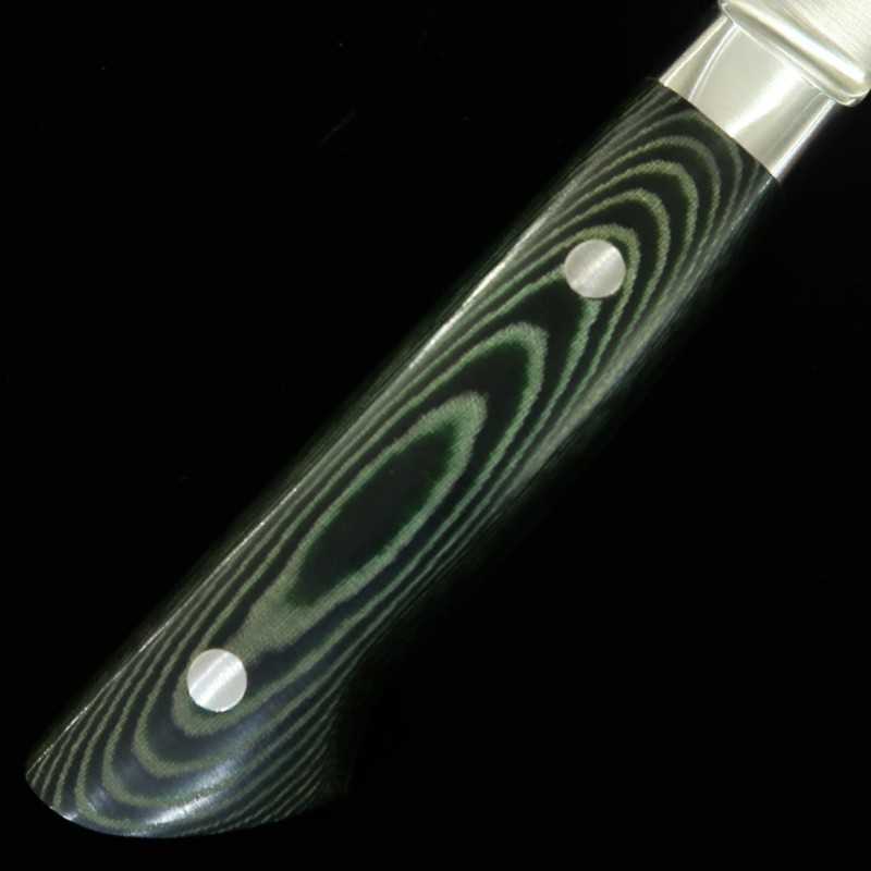 SUISIN Sujihiki INOX PREMIUM Micarta Handle Green/Black (240/270mm)