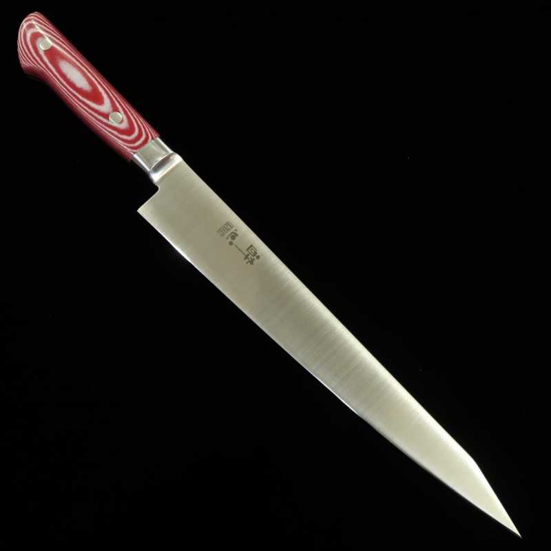 酔心 SUISIN INOX PREMIUM 筋引 マイカルタ ハンドル 赤/白 (240/270mm)