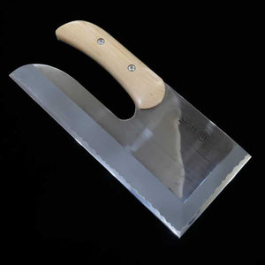 三浦 MIURA  白鋼 そば切 右利き用 磨 楓柄 (300mm)