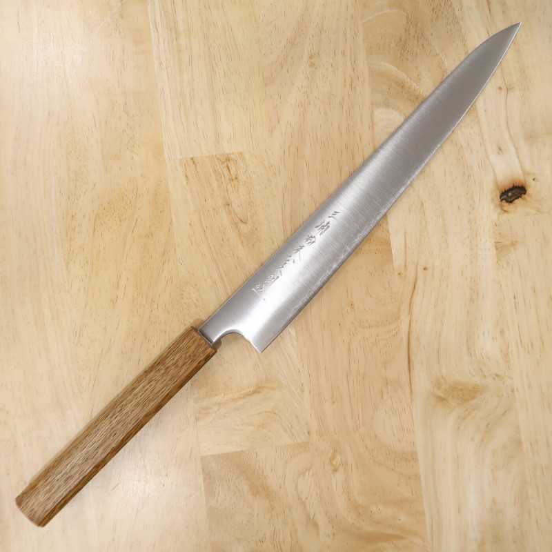 Miura MIURA Powder High-Speed Steel Sujihiki manche octogonal en chêne (240/270 mm)