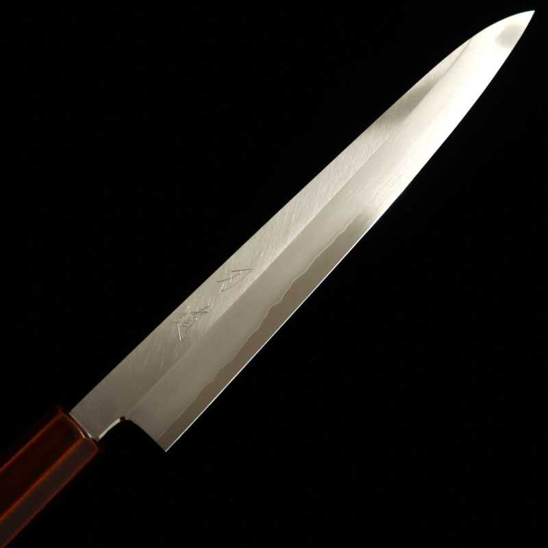 Sujihiki HADO Ginsan mango octogonal de cerezo lacado (240mm)