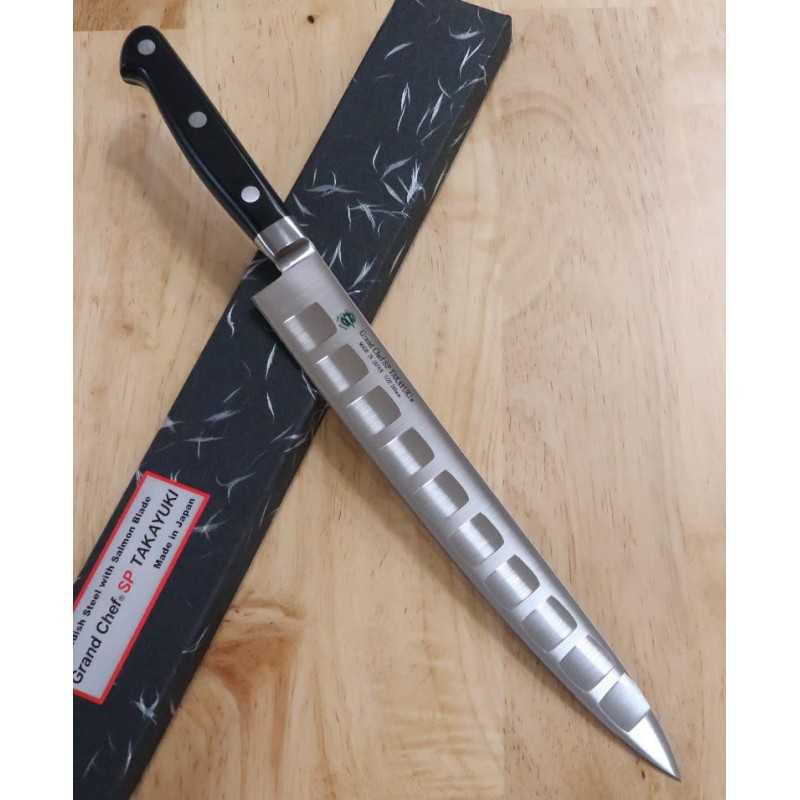 Sujihiki SAKAI TAKAYUKI Grand Chef Dimpled Knife Right-Handed (240/270mm)