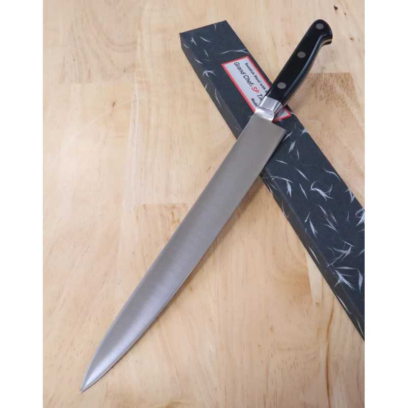 SAKAI TAKAYUKI Grand Chef Sujihiki à alvéoles, pour droitier (240/270 mm)