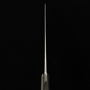 Mikataya Hinoura Acier Blanc n°2, finition kuro-uchi, finition poire, manche octogonal en magnolia, couteau à trancher (240/270 mm)