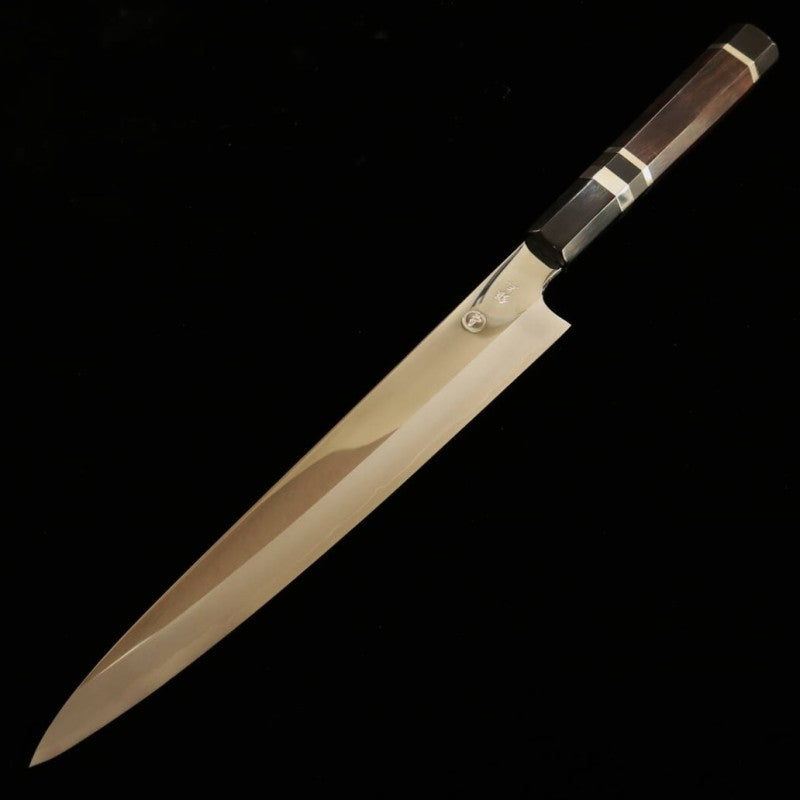  Sujihiki TADOKORO Inox Ginsan acabamento espelhado cabo em ébano (240mm)