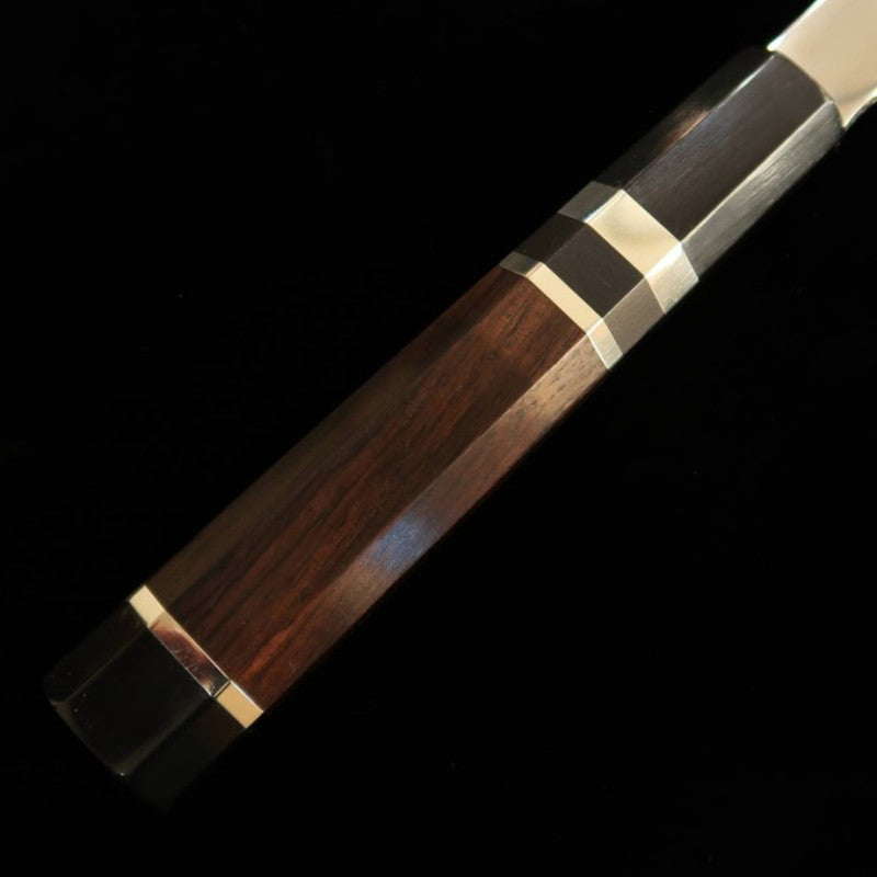  Sujihiki TADOKORO Inox Ginsan acabamento espelhado cabo em ébano (240mm)