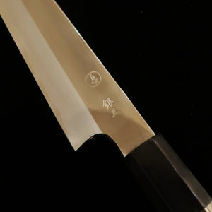  Sujihiki TADOKORO Inox Ginsan acabamento espelhado cabo em ébano (240mm)