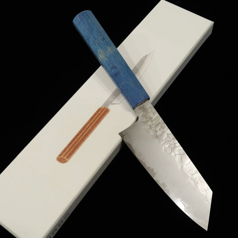 Bunka HADO Shiosai SG2 Hammered Stabilized Wood Handle - Small (135mm) 